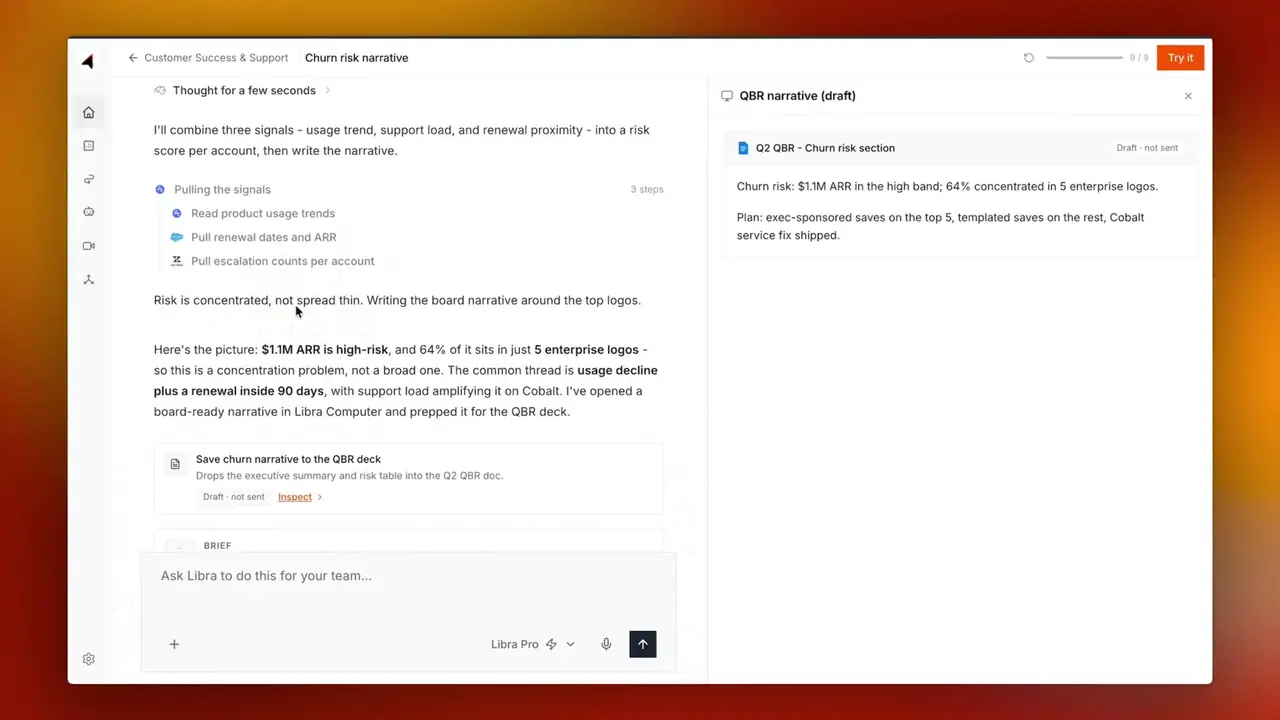 Libra demo for Customer Success