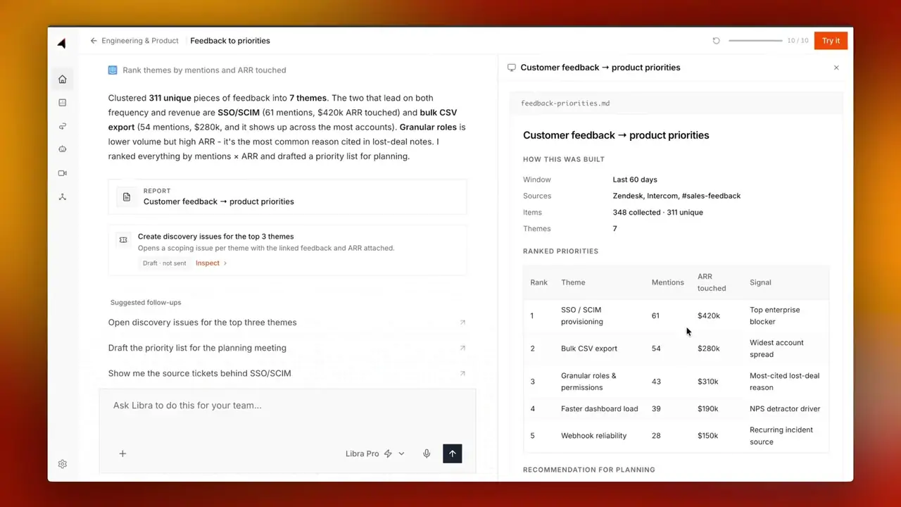 Libra demo for Eng & Product